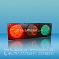 300mm 3-Unit Circular Full Ball Countdown Assemblage LED Traffic Light 1