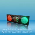 300mm 3-Unit Circular Full Ball Countdown Assemblage LED Traffic Light 4