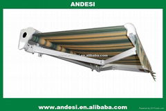 aluminum semi cassette awnings