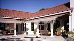 aluminum retractable awning