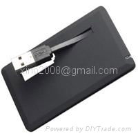 card usb disk,promotional card usb key,card usb drive  with offset printing 3