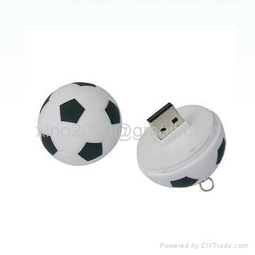 crystal usb drive, liquid usb key , football usb disk, plastic usb flash  4