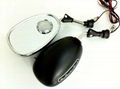 Bluetooth Motorcycle Mirrors in sliver