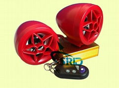 New design,alarm on motorcycle  with speaker in red color