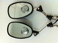 Motorcycle rearview mirriors with MP3 and FM function 3