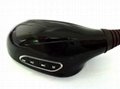 Motorcycle rearview mirriors with MP3 and FM function in black color 2