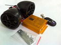 Black prince motorcycle alarm with mp3 and FM and speaker  4