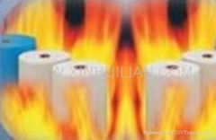 Antiflaming nonwoven fabric