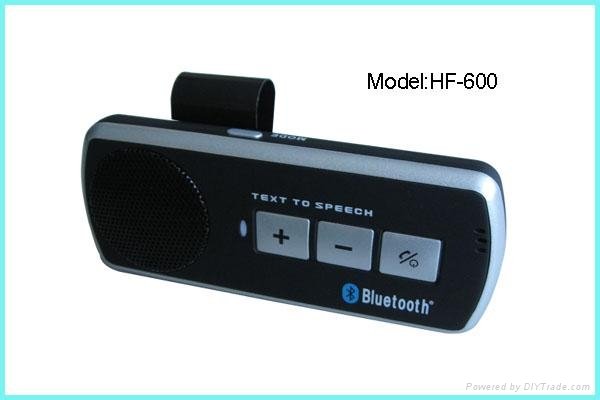 TTS function Bluetooth Handsfree car kit HF-600