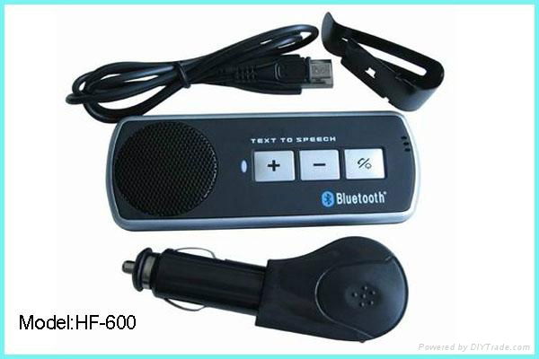 TTS function Bluetooth Handsfree car kit HF-600 4