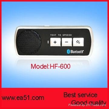 TTS function Bluetooth Handsfree car kit HF-600 5