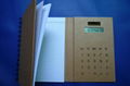 notebook with  calculator  1