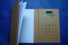 notebook with  calculator 