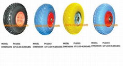 PU foam rubber wheel