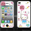 Fashion color printing cartoon screen protector for iphone4/iphone4s 