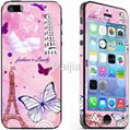 Cartoon skin sticker for Iphone 5S 1