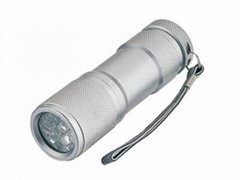 9 LED aluminum flashlight 