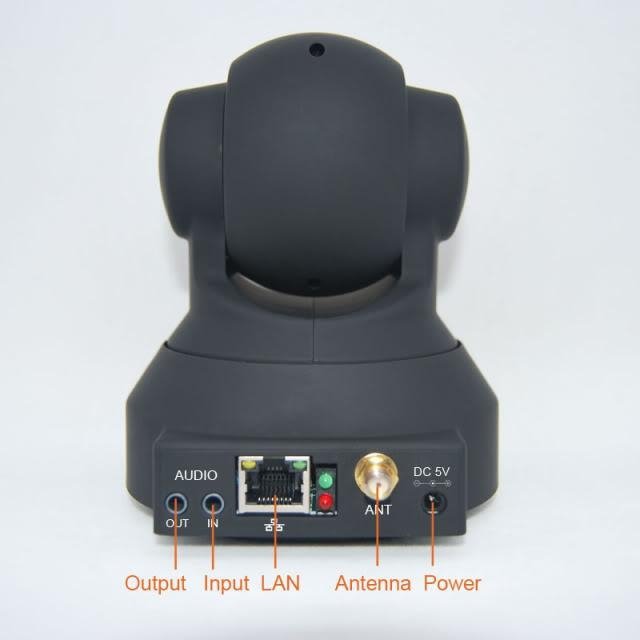 FOSCAM Black Dual Webcam CCTV WiFi Pan/Tilt IR Wireless IP Camera FI8918W 3