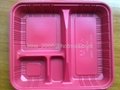 Disposable 4 compartment bento box 1