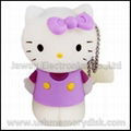 Lovely Cartoon 4GB 3D Hello Kitty USB Flash Disk Memory Stick Pen Drive 2