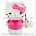 Lovely Cartoon 4GB 3D Hello Kitty USB Flash Disk Memory Stick Pen Drive 4