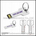 Wholesale 1GB Metal Key Shaped USB Flash