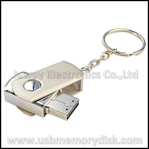 Hotsell Mini Metal Swivel Keyring USB Mass Storage Device Memory Thumb Drive