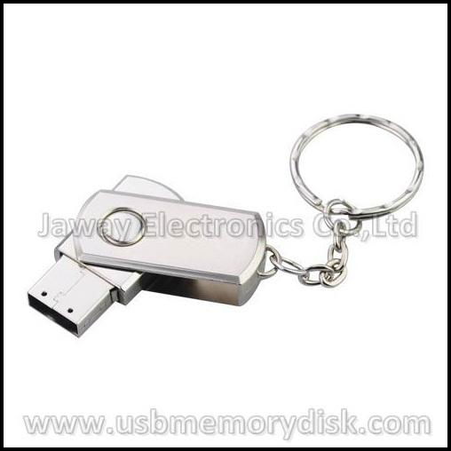 Hotsell Mini Metal Swivel Keyring USB Mass Storage Device Memory Thumb Drive 2