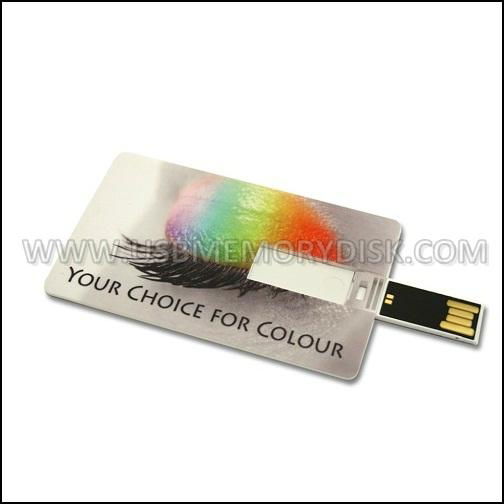 Custom Full Color Printing Credit Card USB Flash Drive 2