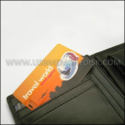 Custom Full Color Printing Credit Card USB Flash Drive 3