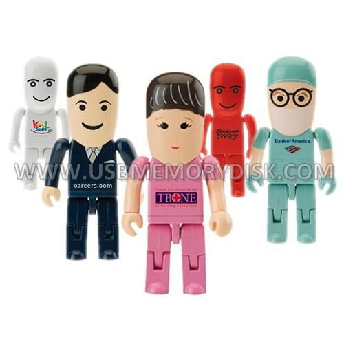 Custom USB People Series Flash Memory Disk Pen Drive U Disk 2