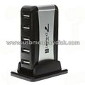 High Speed 7-Port USB 2.0 Hub with Vertical Stand(110~240V AC Adapter) 2