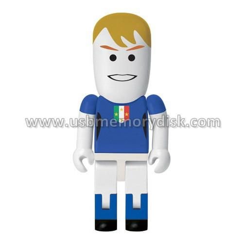 Custom Football Player People USB 2.0 Flash Drive 2