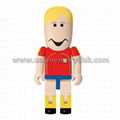 Custom Football Player People USB 2.0 Flash Drive 4