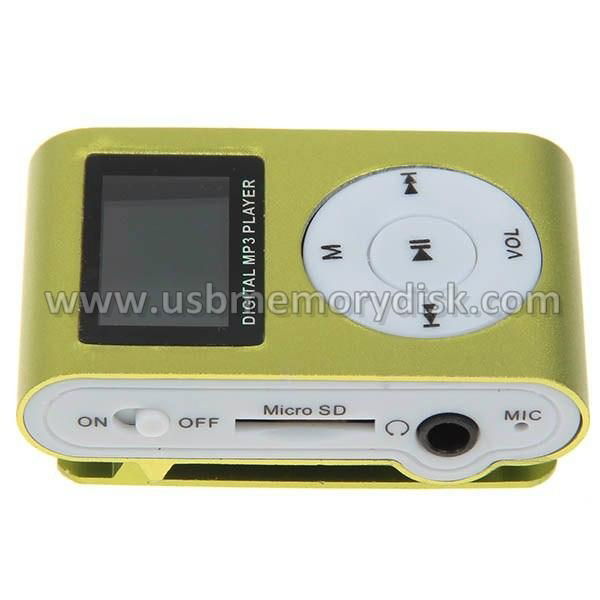 Portable LCD Rechargeable Digital Clip MP3 Music Player 2