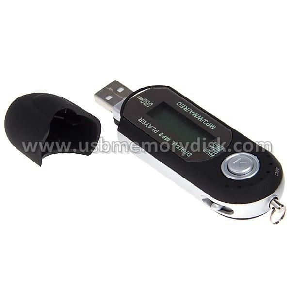 Portable Mini LCD Screen 2GB USB MP3 Player with FM Radio/REC/MIC 2