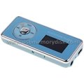 Portable Mini LCD Display Rechargeable Card MP3 Player with LED Flashlight 2