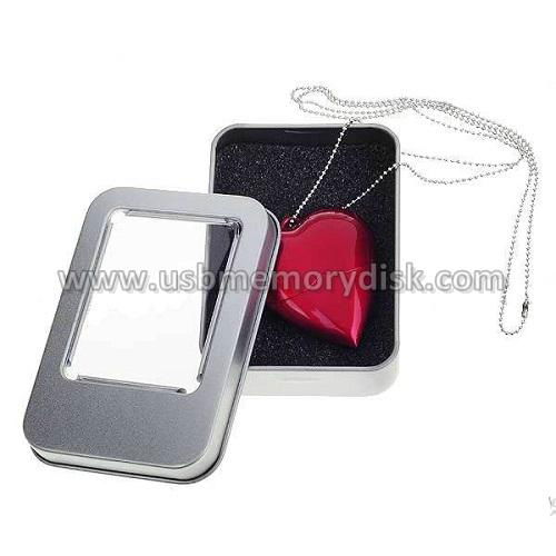 Plastic Heart Shape USB Memory Stick Pendrive 5