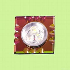 3W high power LED crystal spotlight