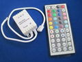 2012 Cheap 12V 24V 24 keys 44 keys flexible led strip rgb waterproof controller