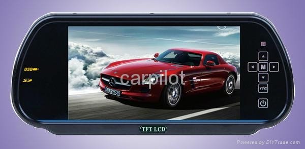 7“ Rear View Mirror Monitor with Digital Panel