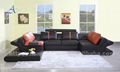 Afosngised Leather Corner Sofa