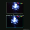 hot selling led waterproof candle led Submersible Candle ,flower shape