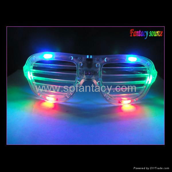 LED shutter glass,light up shutter glass
