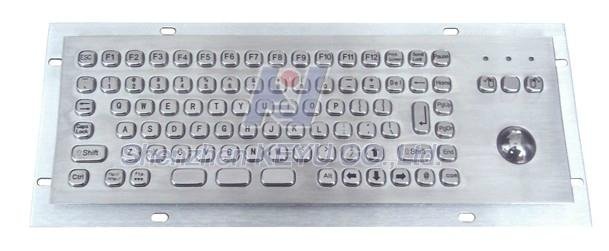 Mini Metal Keyboard with Trackball and Function keys