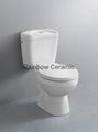 Ceramic Two Piece Toilet 1