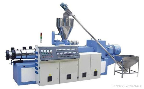 conical twin screw extruder 