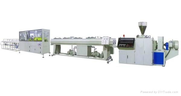 PVC twin pipe production line 