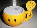 porcelain mug with Spoon 2