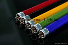 Fluorescent Tube With Colors